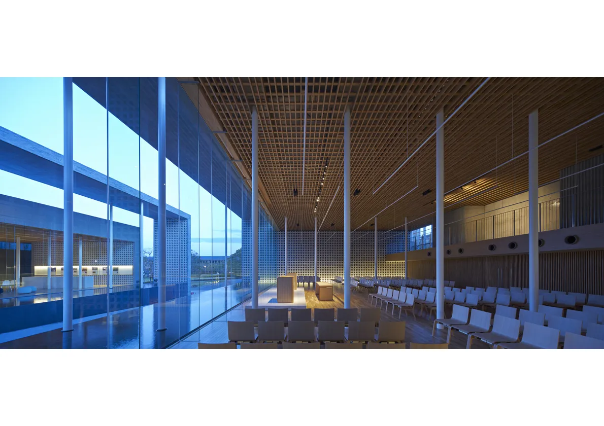 The site for Doshisya Kyotanabe Chapel, housing the Chapel and Niijima Jo Exhibition space