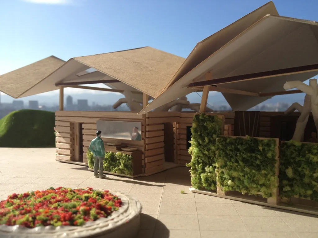 因此我們希望在觀光旅遊區建造一座符合廁所機能並將其設計成有善空間,使老弱婦孺和殘障者有相同的如廁待遇,同時融入環保與視覺感官的公共廁所。