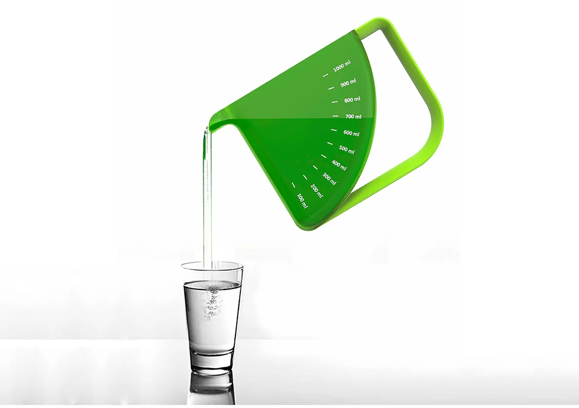  It is even more difficult when we have to constantly check if we poured the desired amount, which makes us lose time and at the same time increases the chance of errors. 'Omi' makes it possible to measure liquids in two different ways. 