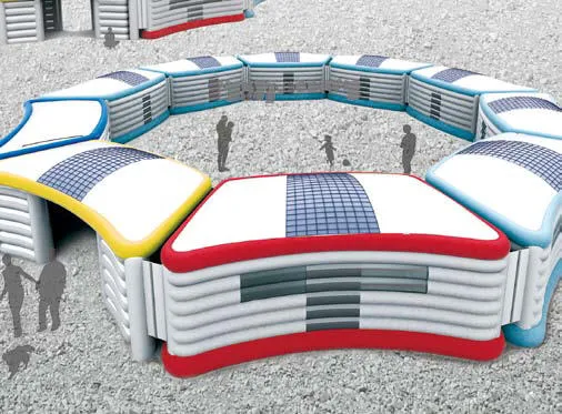 充氣式緊急救援避難屋 Stay Together