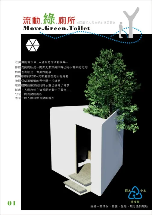流動．綠．廁所